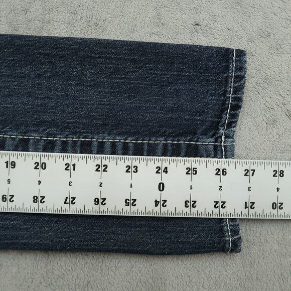 Big Star Jeans Women's 29 Mid-Rise Maddie Straight Denim 26.5" Inseam Distressed - Picture 3 of 16
